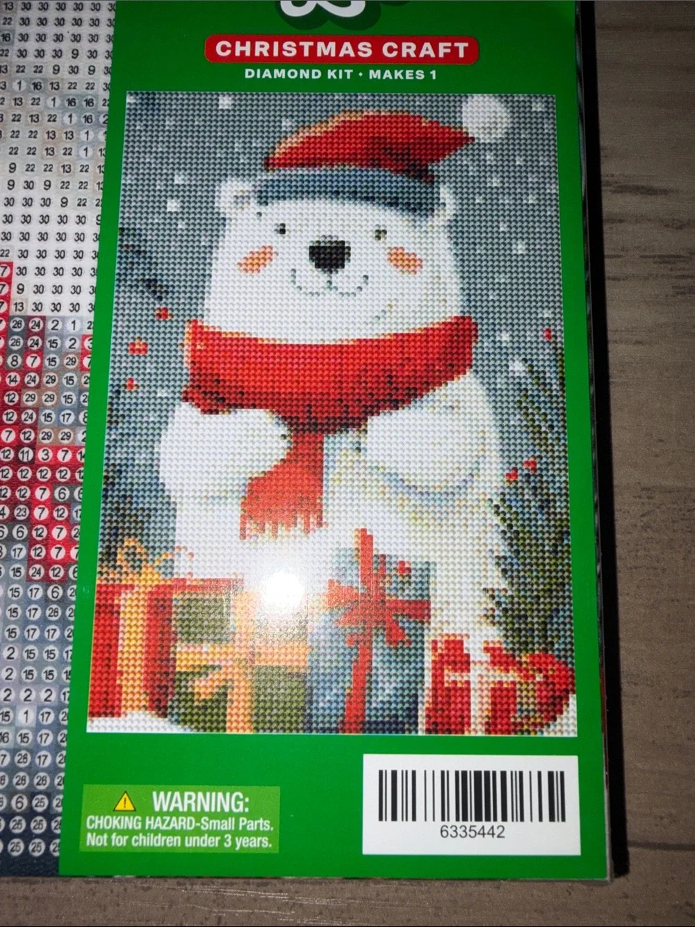 🆕💜Polar Bear Diamond Painting Kit